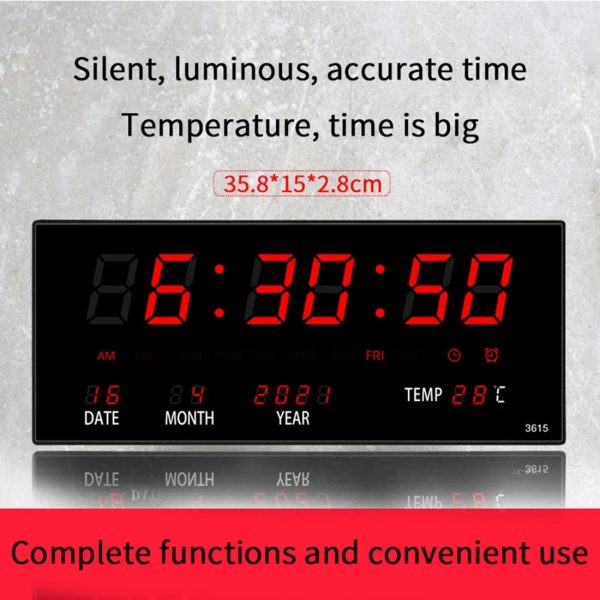 Reloj Mural Digital - Imagen 2