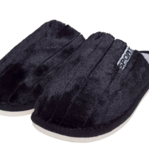 Pantufla Manuel Hombre Negro Invierno